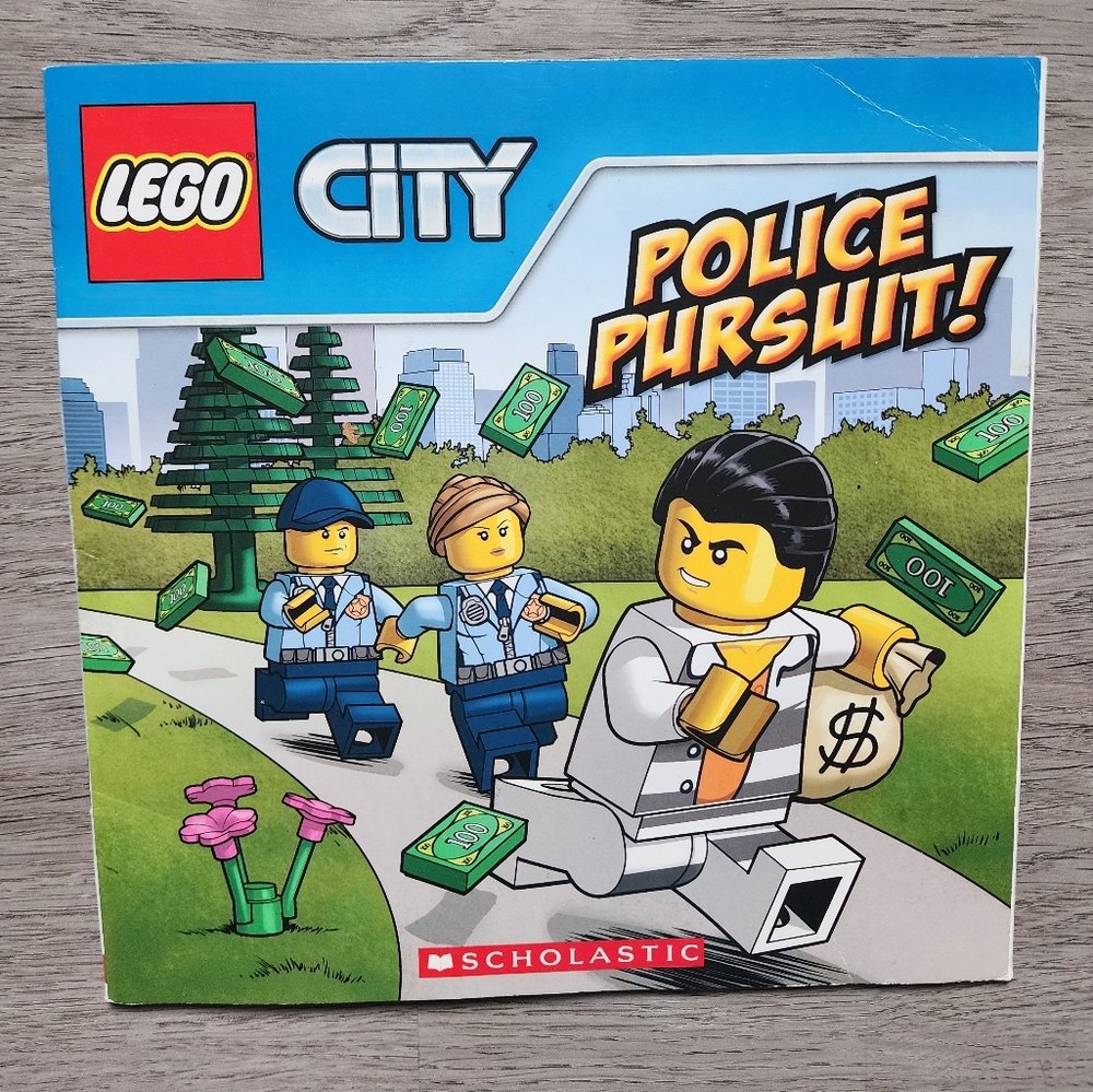 Lego City Police Pursuit Paperback Children's Picture Book Scholastic 2017